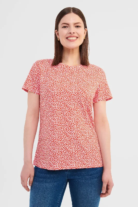 T-shirt imprimé en coton - Femme