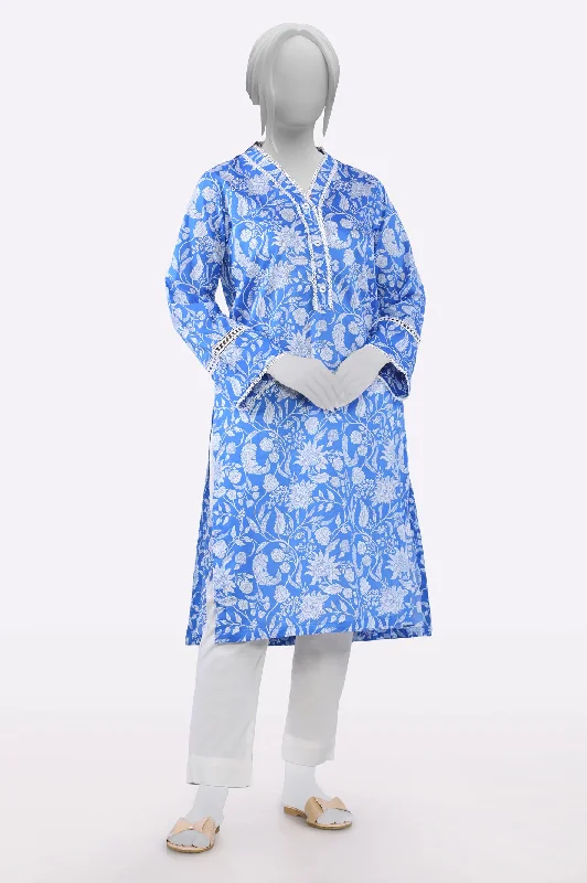 Blue Printed Kurti