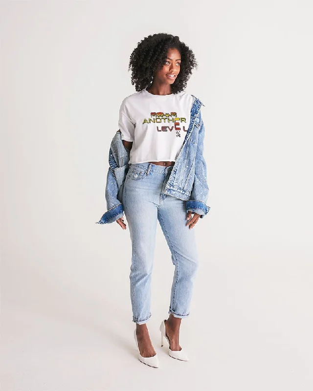 WHITE ZONE Women's Lounge Cropped Tee