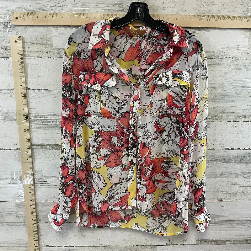 Blouse Long Sleeve By Ellen Tracy  Size: S