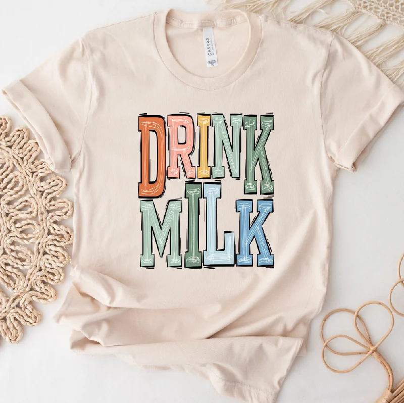 Boho Drink Milk T-Shirt (XS-4XL) - Multiple Colors!