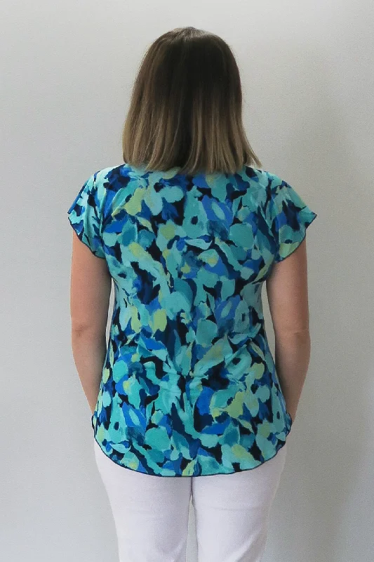 Gelato Print Short Sleeve Jersey Top