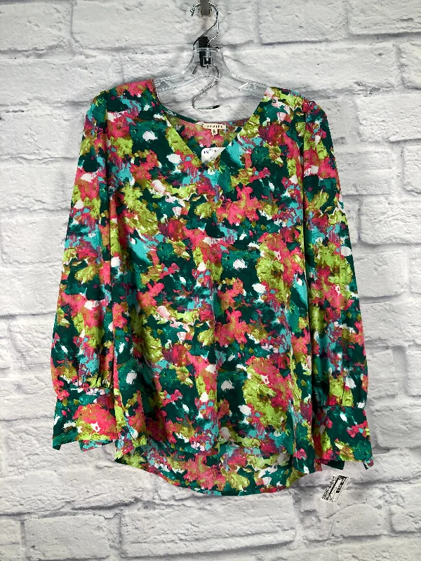 Green Blouse Long Sleeve Jodifl, Size M