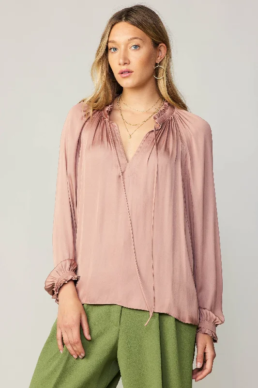 Ruffled Cuff Blouse