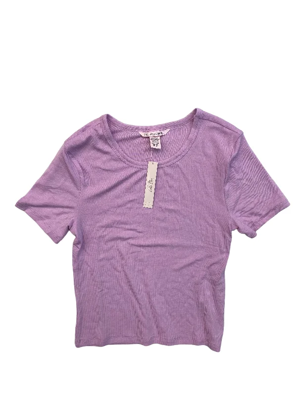 Purple Top Short Sleeve Victorias Secret, Size S