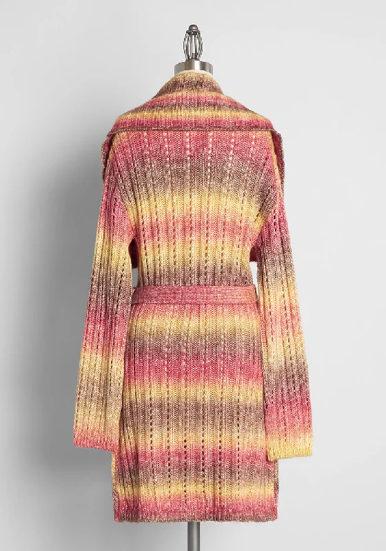 The Last Summer Sunset Longline Cardigan