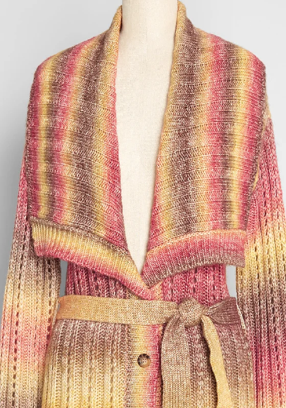 The Last Summer Sunset Longline Cardigan