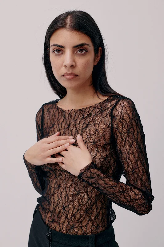 Desirella Lace Top (Black)