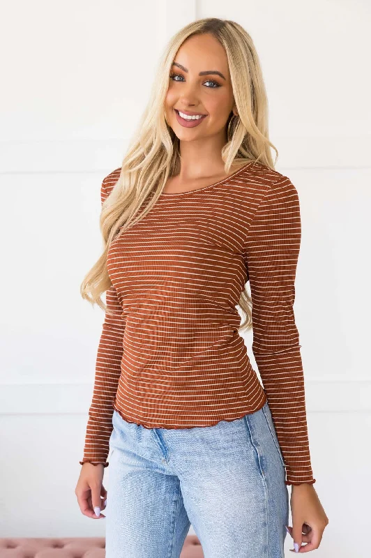 Hopeful Love Ribbed Top