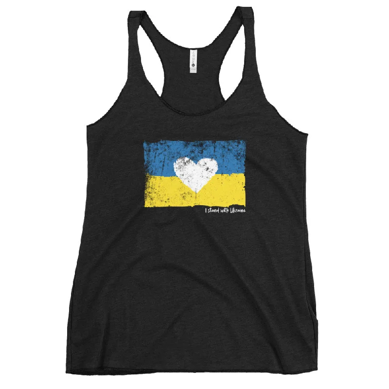 I Stand With Ukraine Women's Racerback Tank