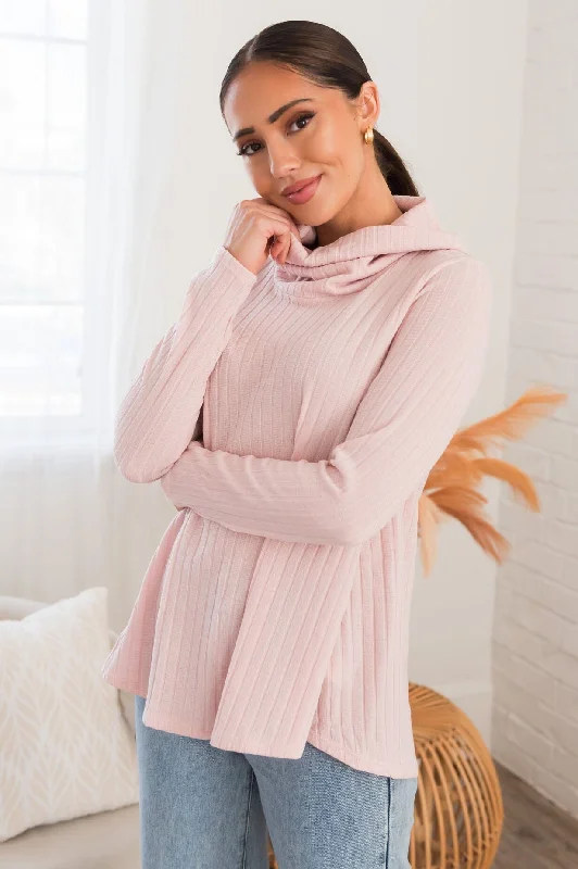 Looking For Fun Modest Ribbed Sweater