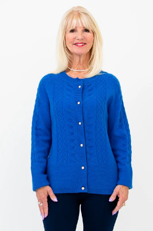 Persimmon Sweater, Blue,  Cashmere