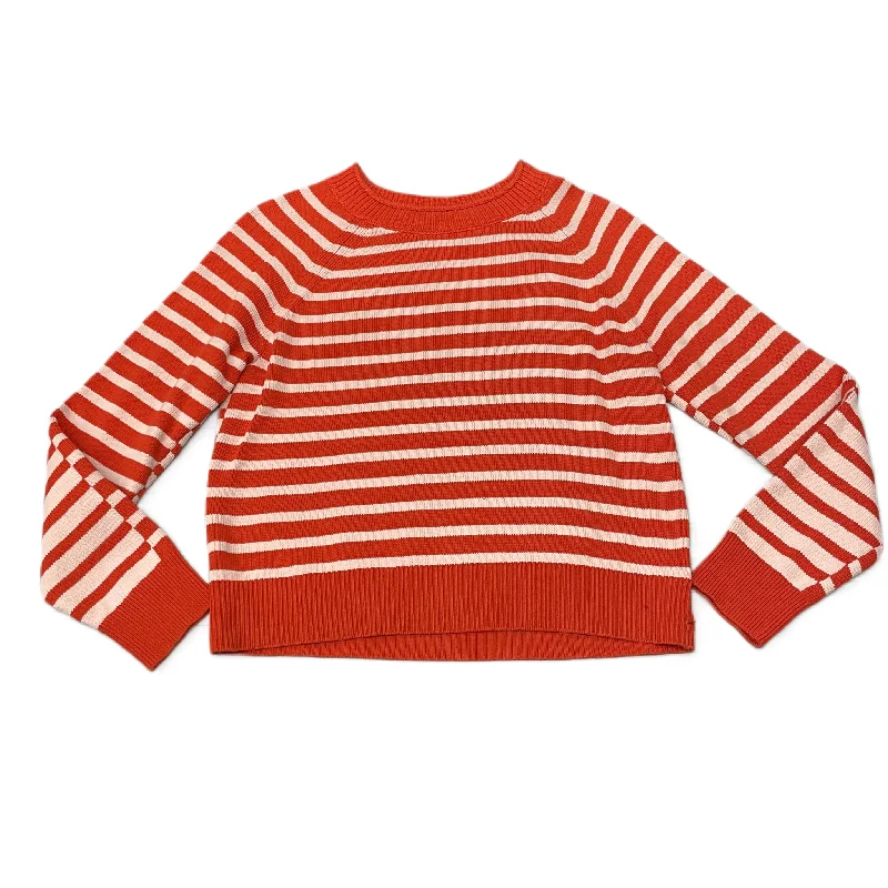 Sweater By Banana Republic In Red Pink, Size: L