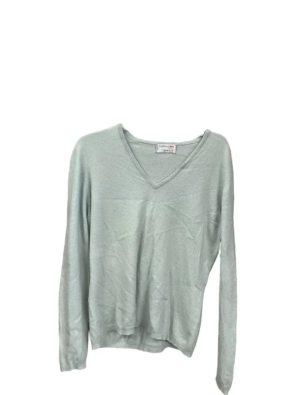 Sweater Cashmere By Clothes Mentor In Seafoam, Size: S