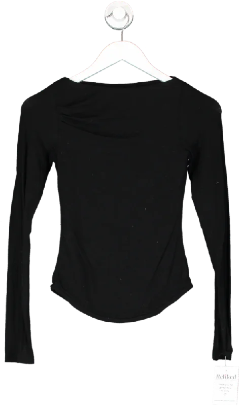 bayse X Molly King Black Long Sleeve Top UK XS