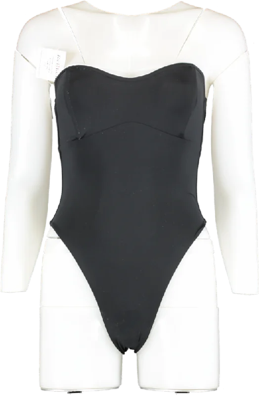 Myra Swimwear Black Otis One Piece UK S