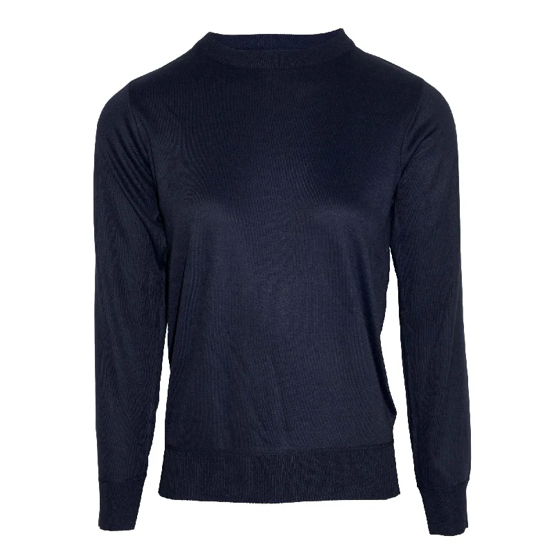 Tru Soft Touch Crew Neck Ladies Jumper - Denim