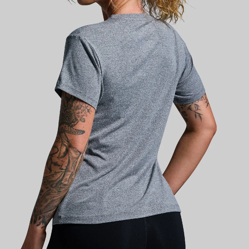 Women's BP Premium Basic Crew (Heather Grey)