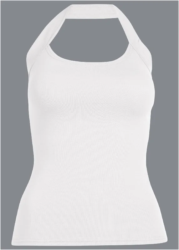 Easy halter top - White